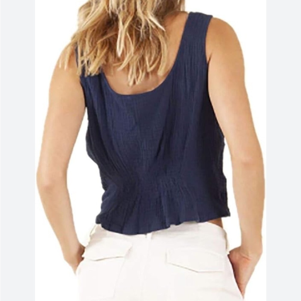 Carve Design’s Women’s Skylar Tank Size S Navy Blue